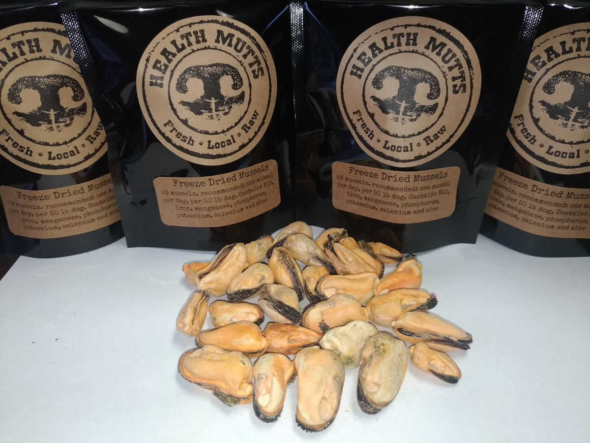 Freeze Dried Mussels Health Mutts